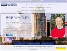 Tablet Screenshot of bobwhitleyhomes.com